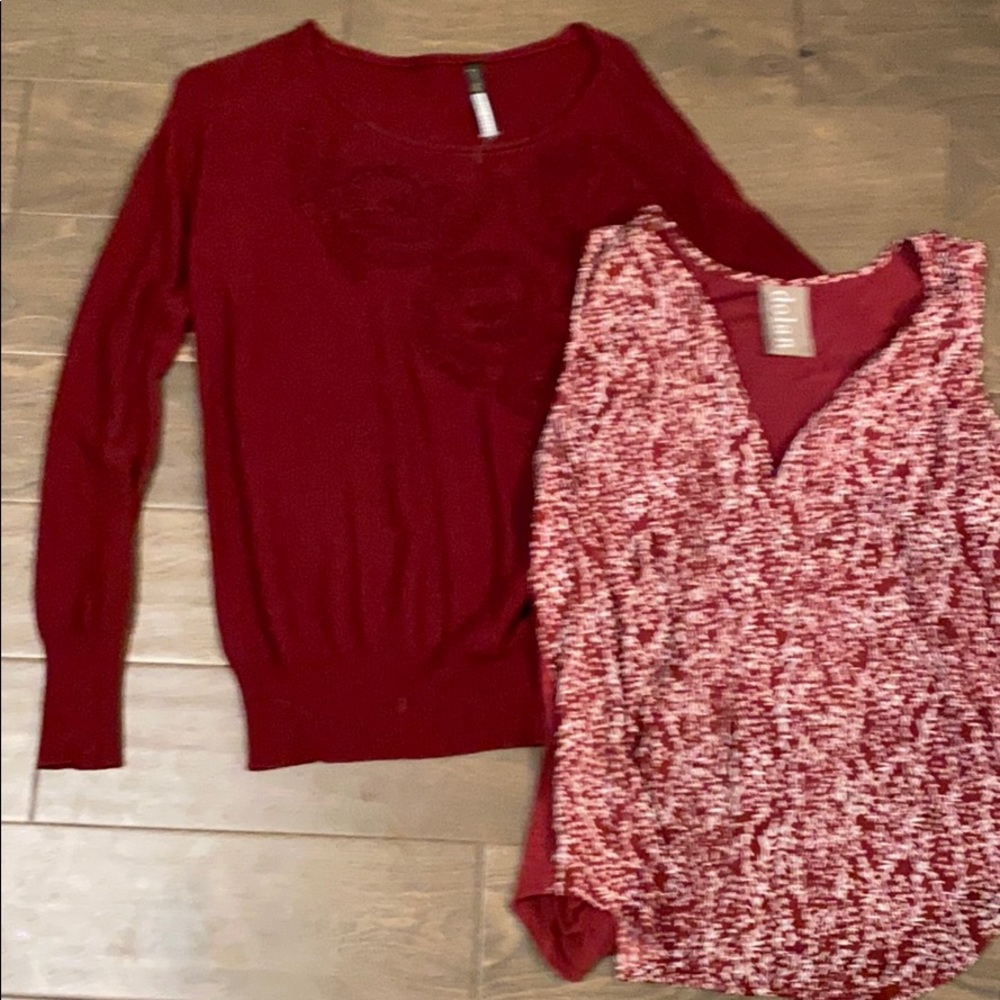 Sweater and tank combination